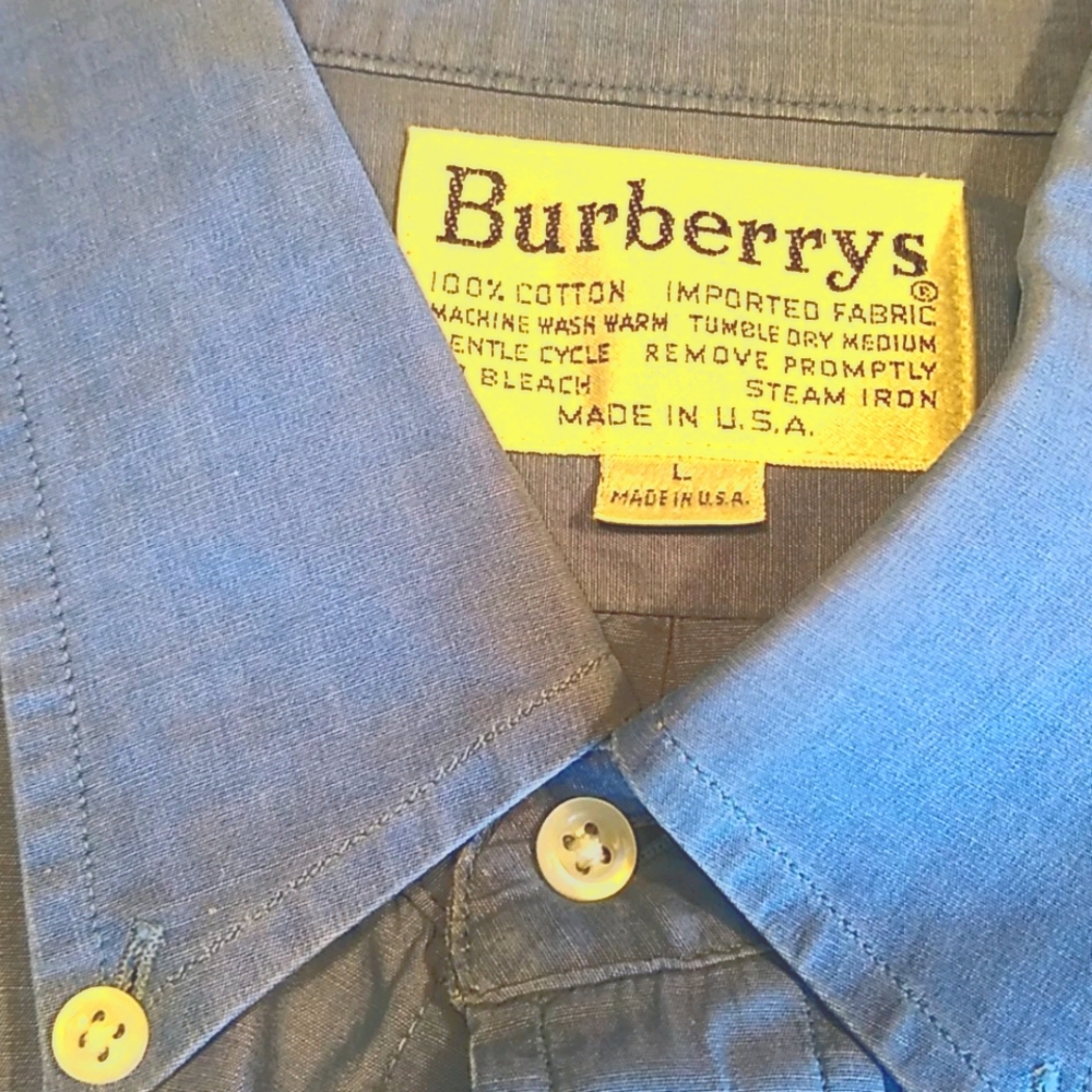 Burberrys blue shirt